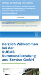 Mobile Screenshot of kubus-mv.de